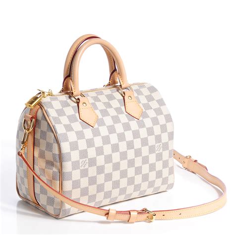 louis vuitton speedy 25 damier azur canvas|Louis Vuitton damier ebene satchel.